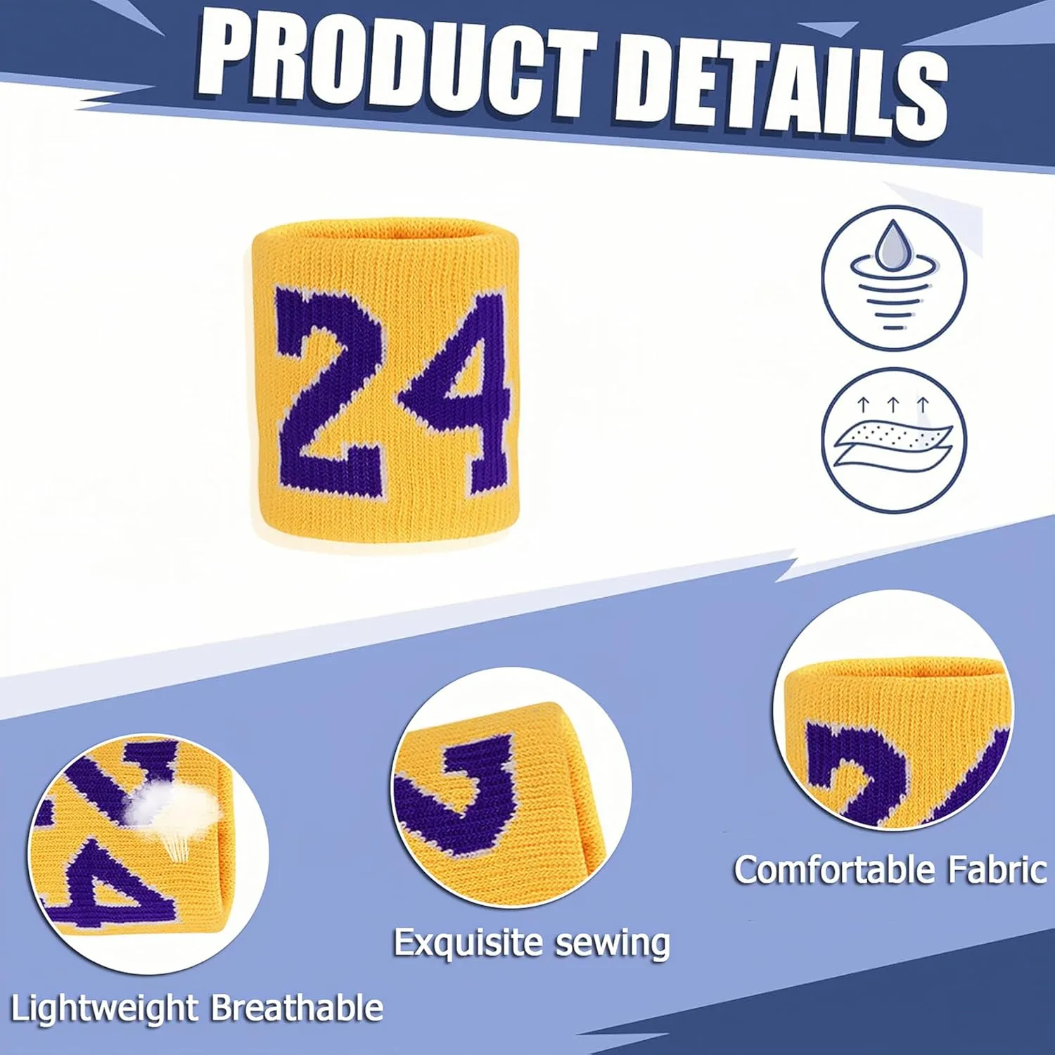 4 Pcs Basketball Accessories Socks for Boys and Girls-Basketball Sweatbands Wristbands Kit-Sport Socks for Kids 6-14