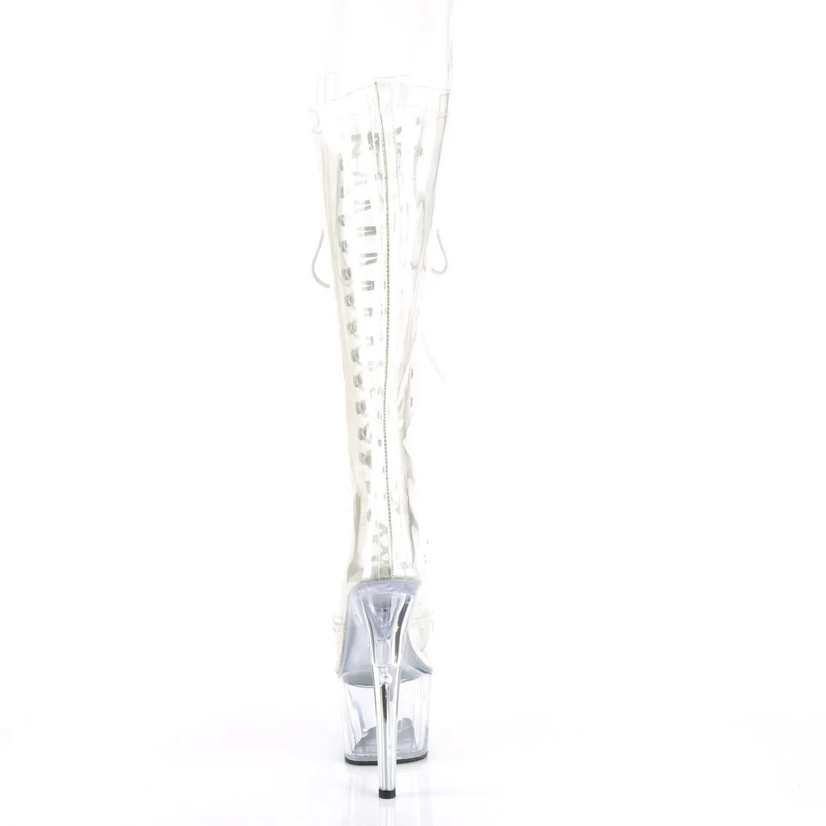 ADORE-2021C Pleaser Clear Sexy Platform Shoes (Pole Dancing Heels)