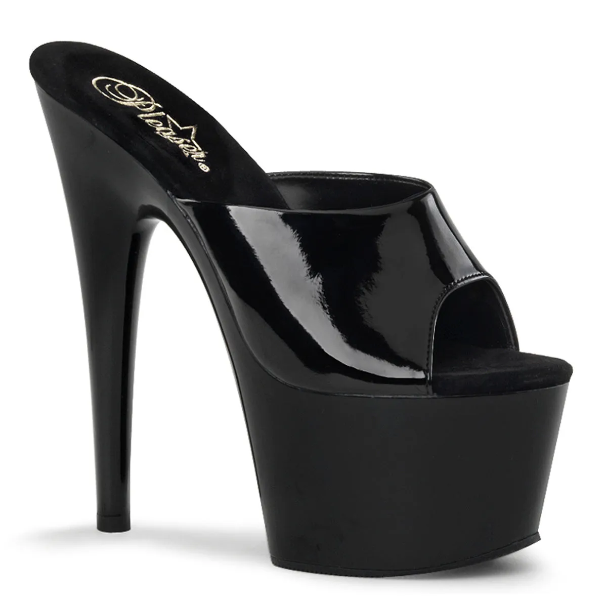 ADORE-701 Pleaser Black Patent Sexy Platform Shoes (Pole Dancing Heels)