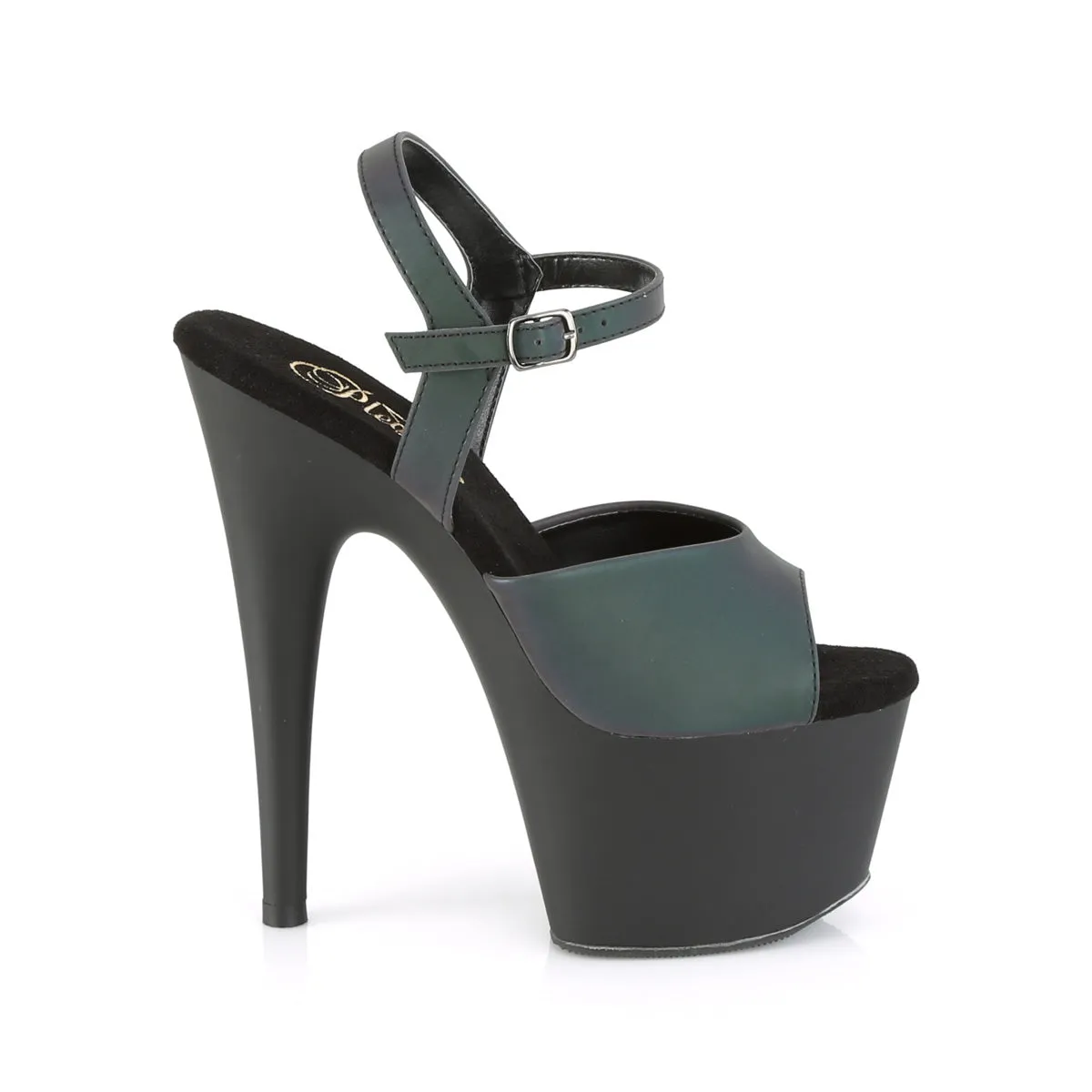 ADORE-709REFL Pleaser Green Multi Reflective Sexy Platform Shoes (Pole Dancing Heels)