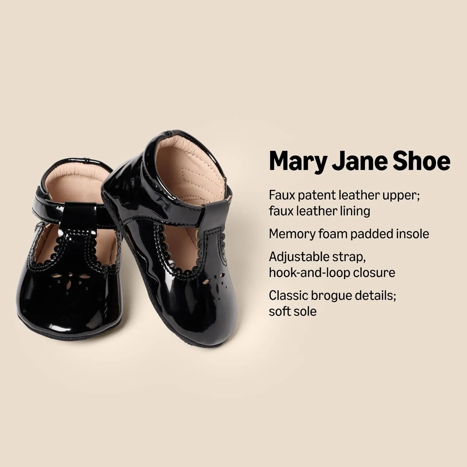 Amazon Essentials x Sofia Grainge Toddlers and Baby Girls?? Non-Slip Mary Jane Shoes