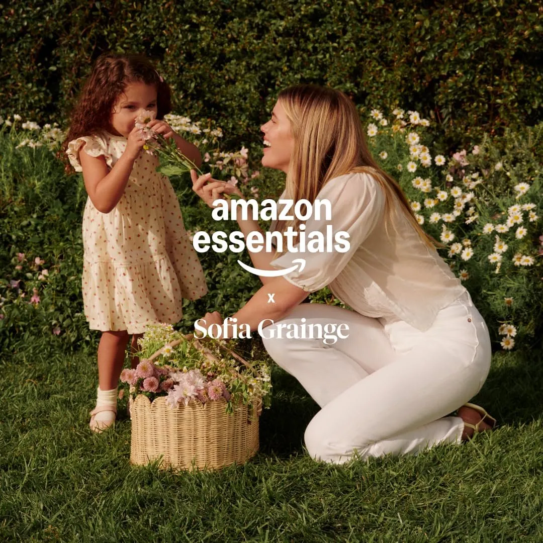 Amazon Essentials x Sofia Grainge Toddlers and Baby Girls?? Non-Slip Mary Jane Shoes