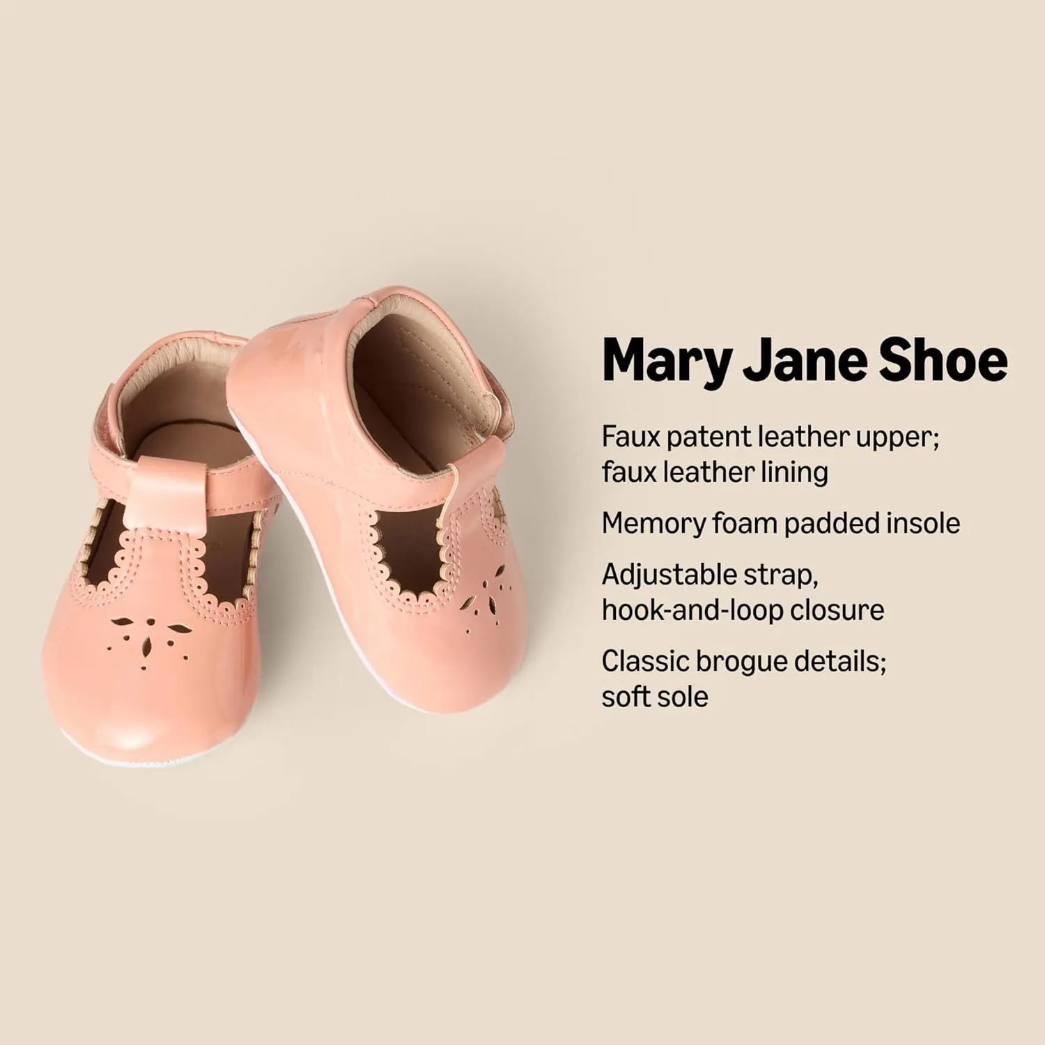 Amazon Essentials x Sofia Grainge Toddlers and Baby Girls?? Non-Slip Mary Jane Shoes