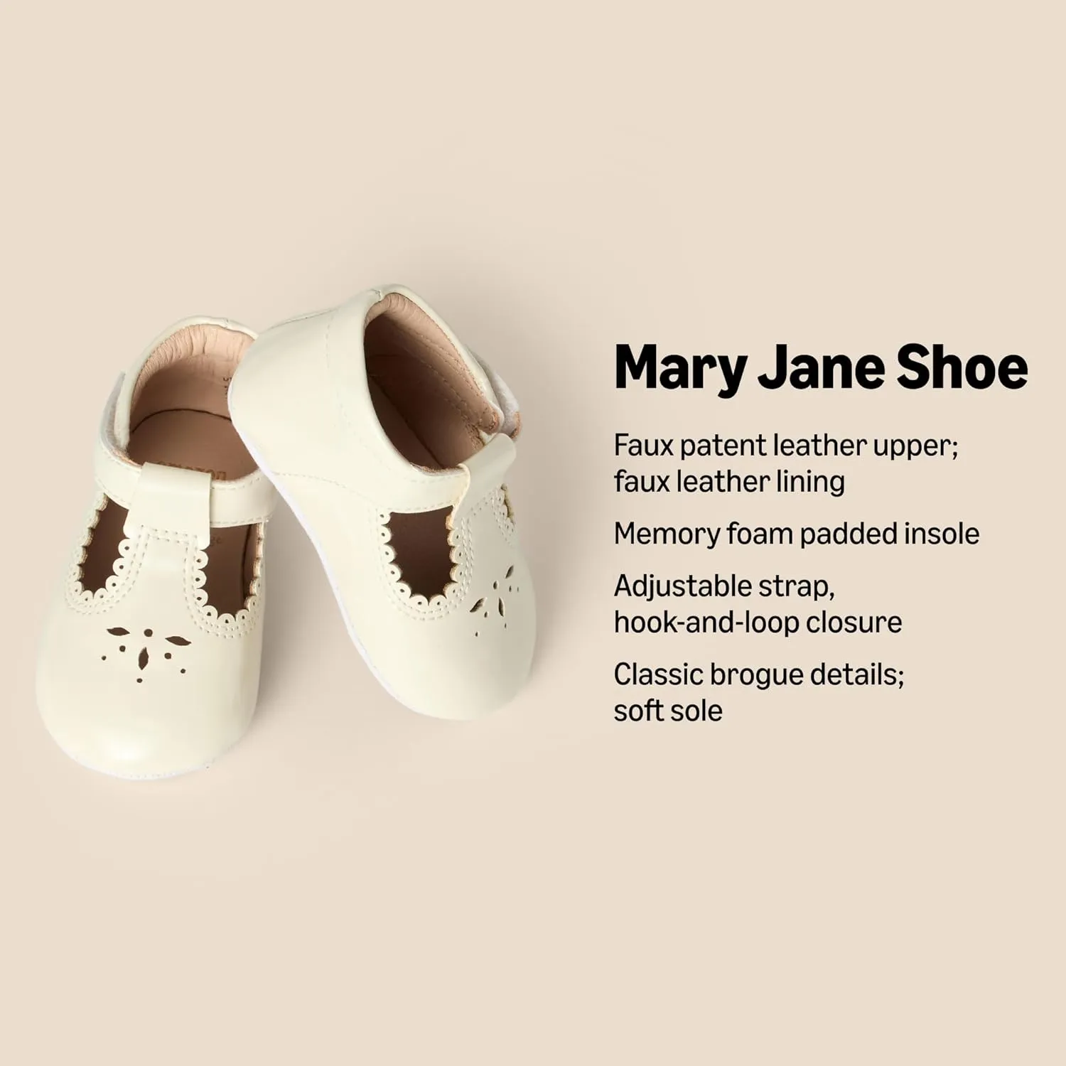 Amazon Essentials x Sofia Grainge Toddlers and Baby Girls?? Non-Slip Mary Jane Shoes