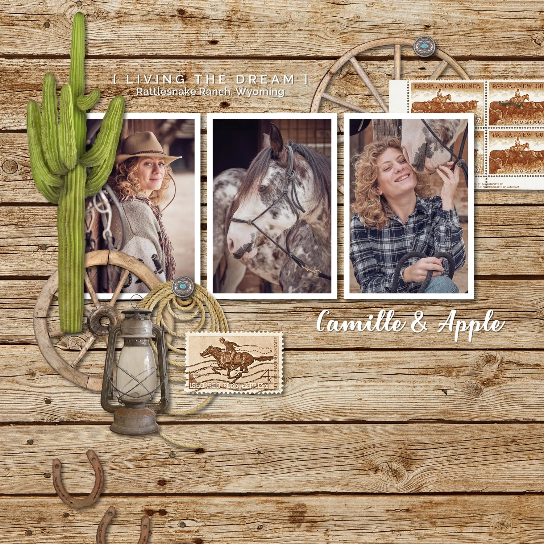 American Wild West 3 Digital Scrapbook Kit