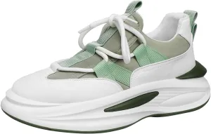 Arch Support Sports Shoes for Men Air Cushion Sole Breathable Shoes Comfortable Lace Up Sneaker Boots for Men High Top