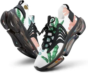 Axolotls Shells Pebbles and Bubbles Walking Shoes for Men Lightweight Tennis Fashion Elastic Sports Shoes Cushion Basketball Shoes