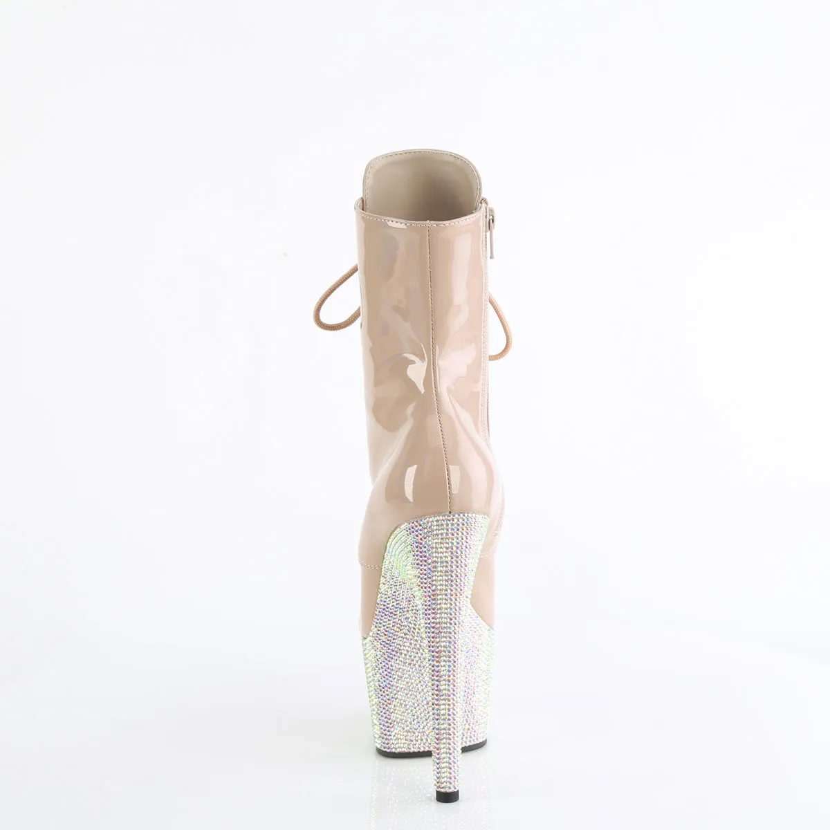 BEJEWELED-1020-7 Pleaser Nude Holo Sexy Platform Shoes (Pole Dancing Heels)