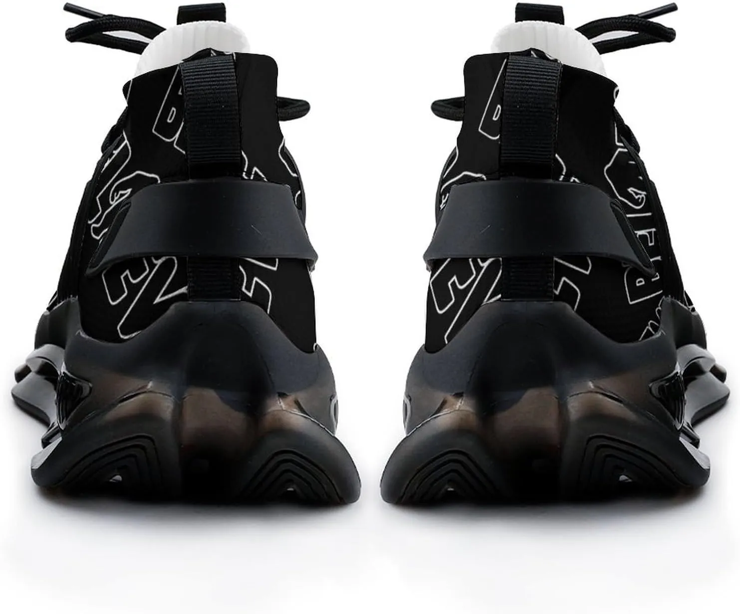 Believe Bigfoot Walking Shoes for Men Lightweight Tennis Fashion Elastic Sports Shoes Cushion Basketball Shoes