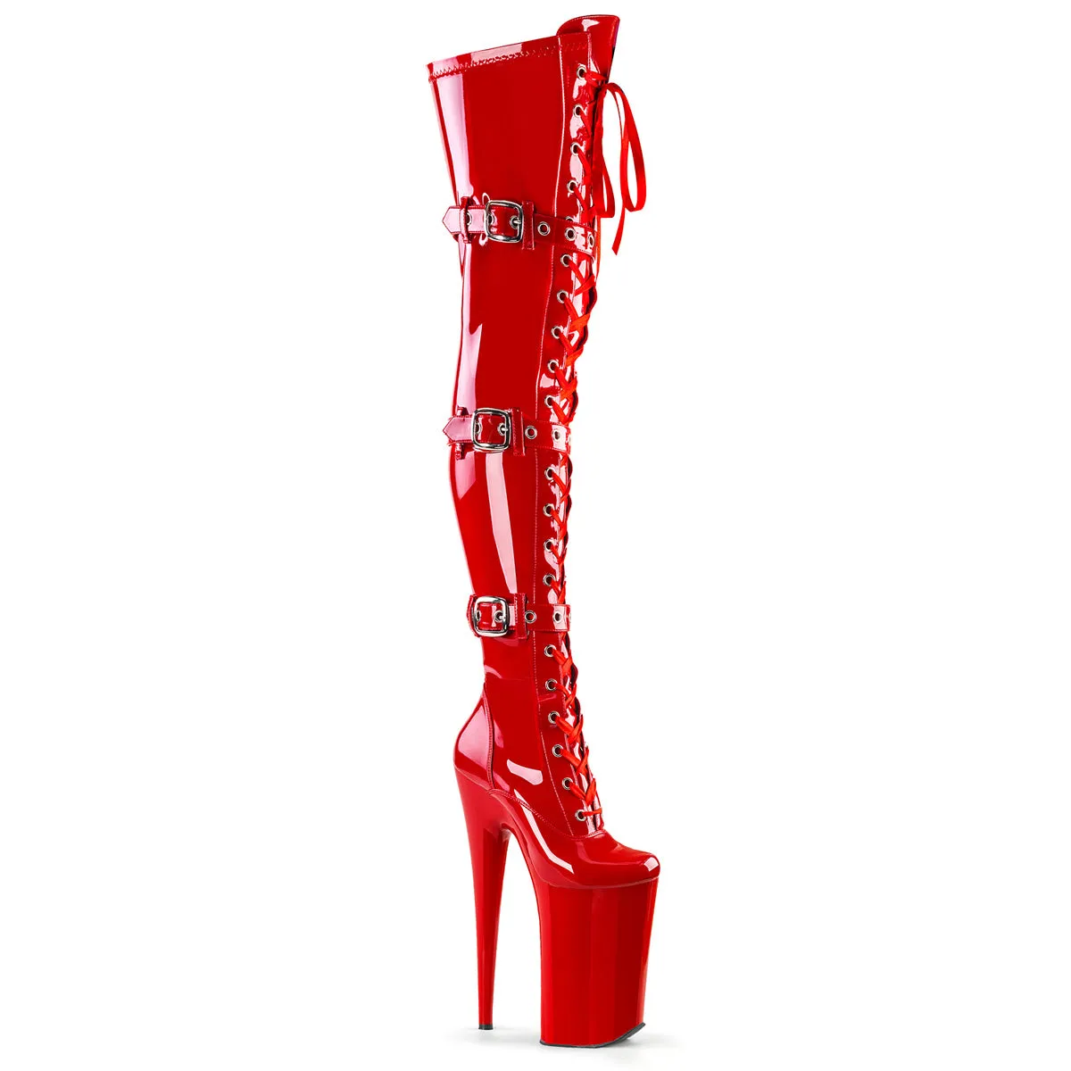 BEYOND-3028 Pleaser Red Sexy Platform Shoes (Pole Dancing Heels)