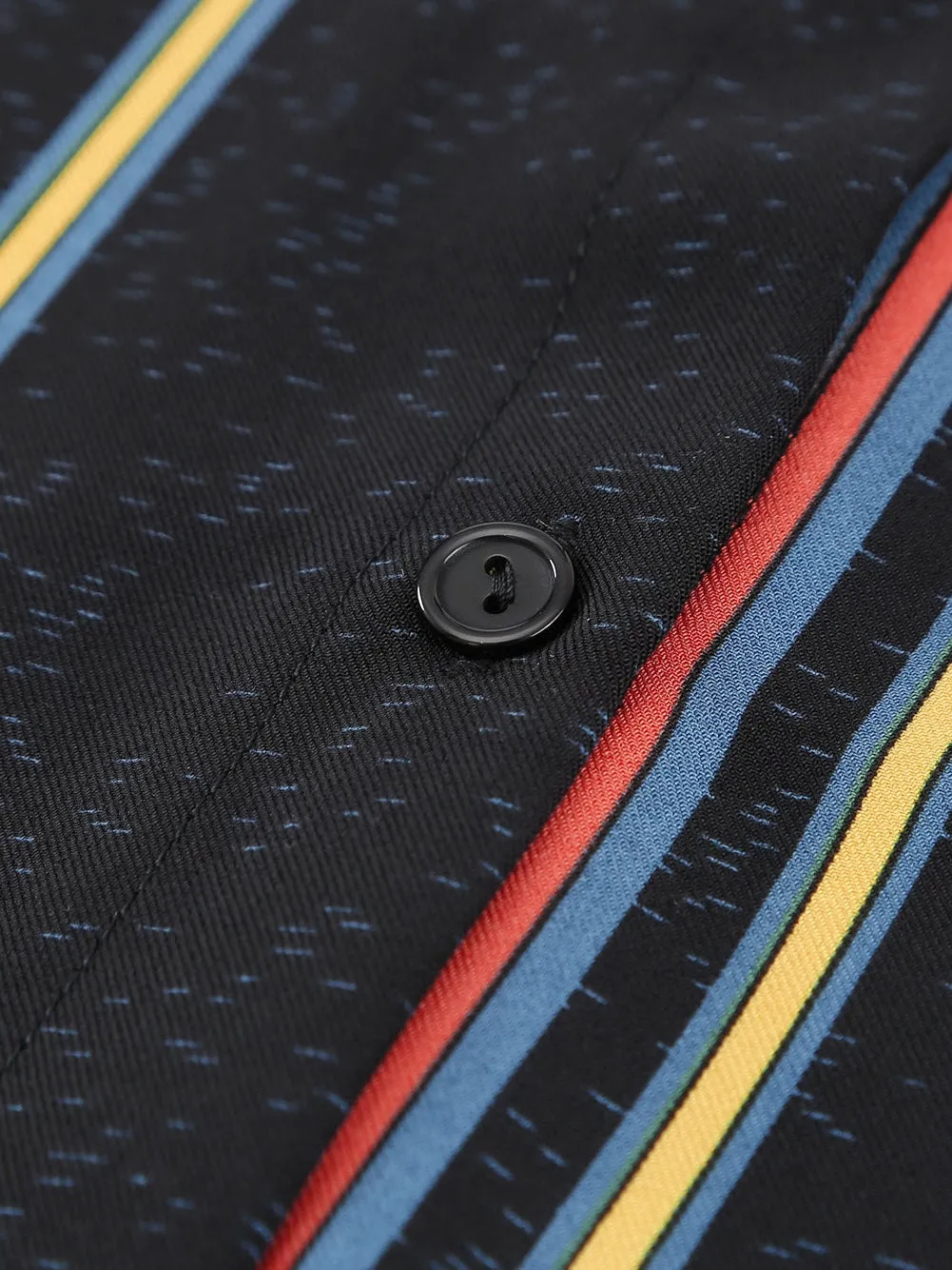 Black & Colorful Stripe Shirt