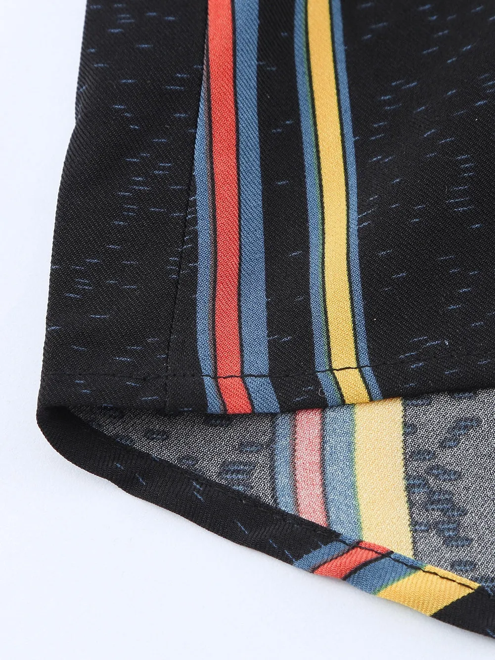 Black & Colorful Stripe Shirt