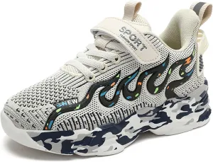 Boys Basketball Shoes Children's Fashion Sneakers Girls Basketball Shoes Indoor and Outdoor Training Running Shoes Breathable Tennis Shoes Students Outdoor Sports Badminton Shoes