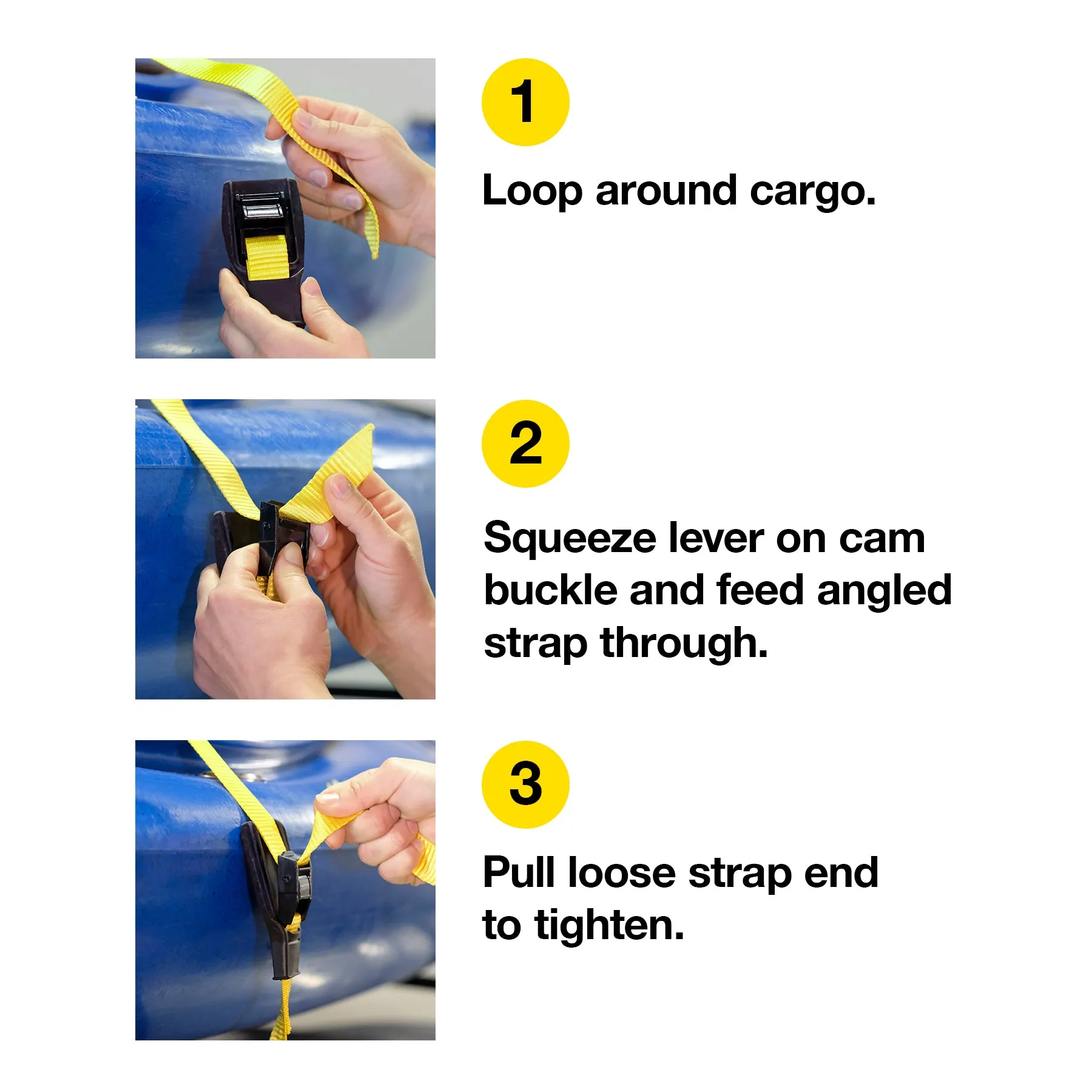 Cam Straps - 12-ft. (2-Pack)