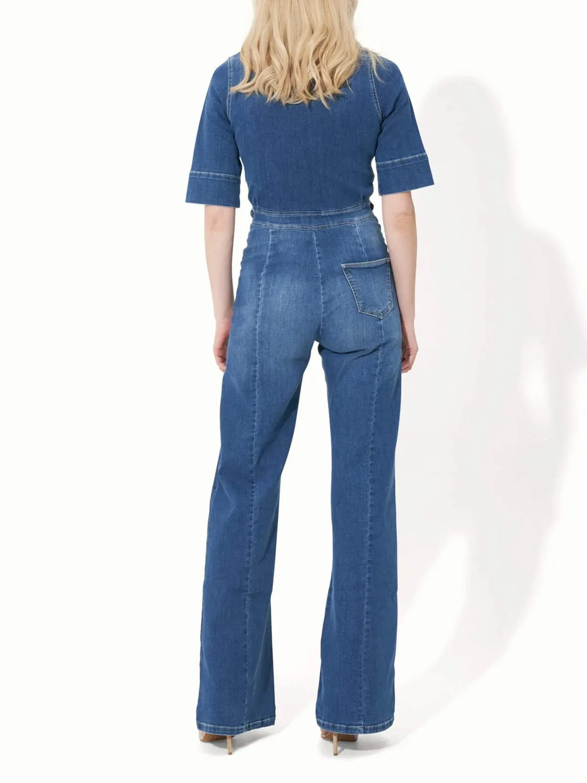 Cassandra Jumpsuit- Denim