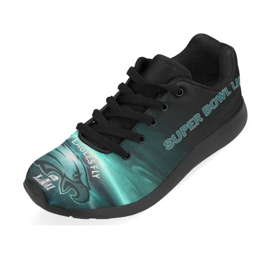 Eagles Sneakers Mens Womens Kids|Philadelphia Eagles Running Shoes Black Midnight Green