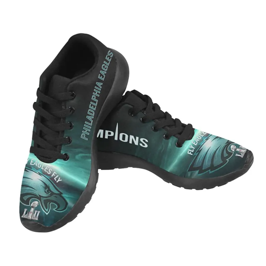 Eagles Sneakers Mens Womens Kids|Philadelphia Eagles Running Shoes Black Midnight Green