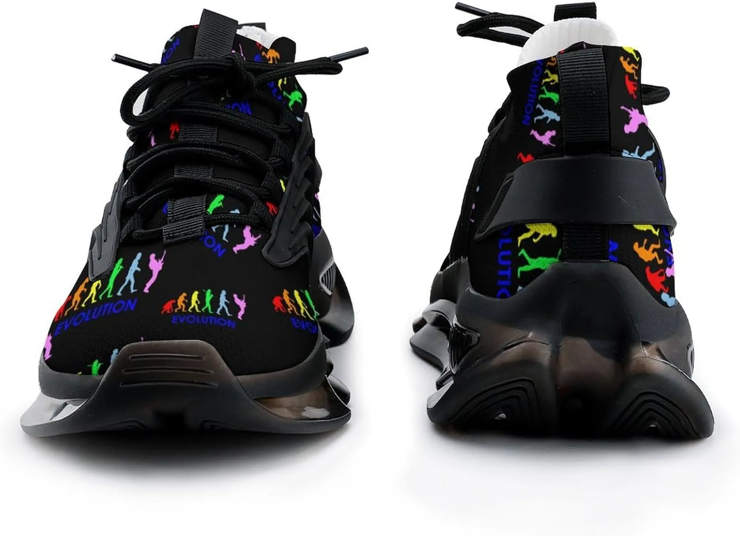Evolution Guitarist Band Bass Walking Shoes for Men Lightweight Tennis Fashion Elastic Sports Shoes Cushion Basketball Shoes