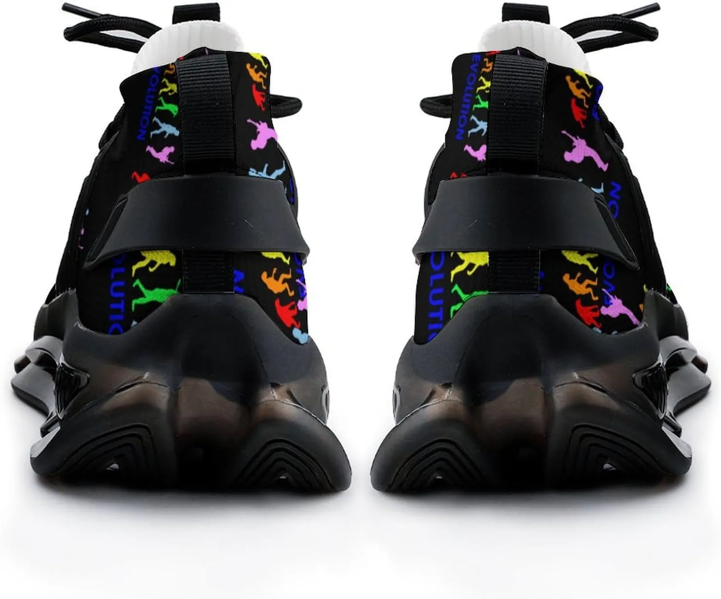 Evolution Guitarist Band Bass Walking Shoes for Men Lightweight Tennis Fashion Elastic Sports Shoes Cushion Basketball Shoes