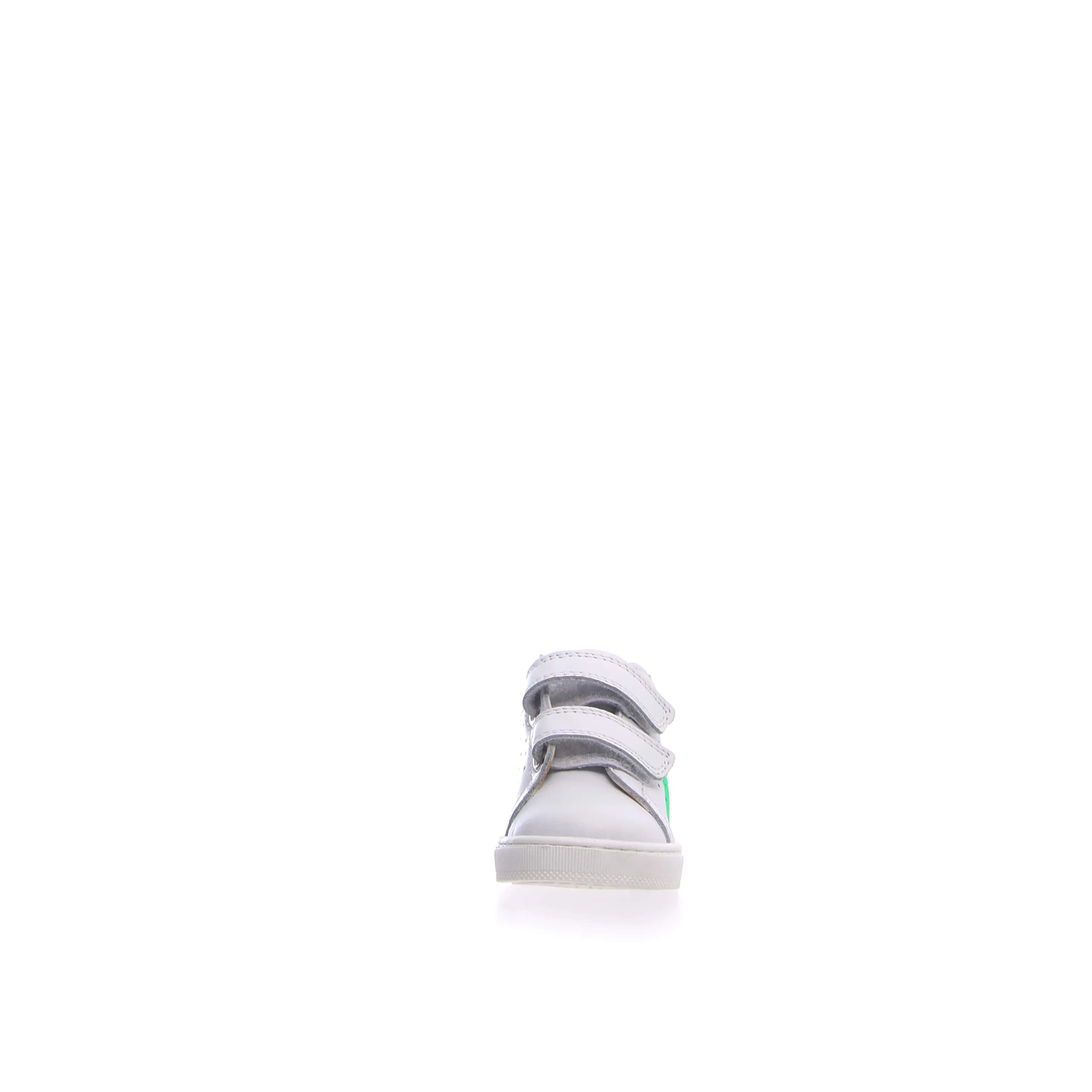 Falcotto Boy's White & Green Star Sneakers