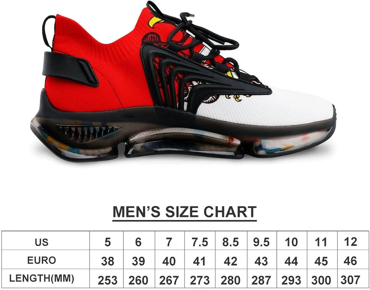 Flag of Vienna Walking Shoes for Men Lightweight Tennis Fashion Elastic Sports Shoes Cushion Basketball Shoes