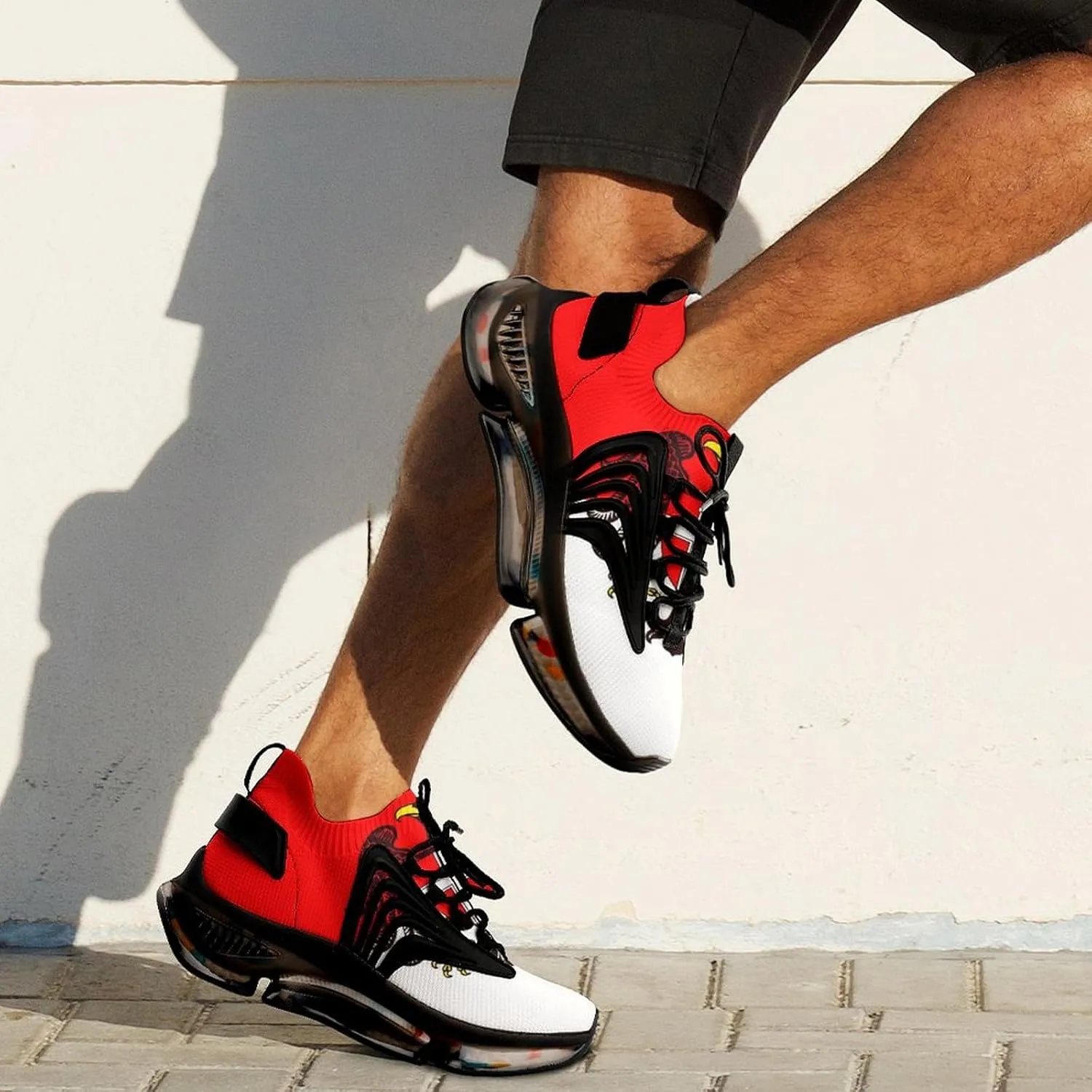 Flag of Vienna Walking Shoes for Men Lightweight Tennis Fashion Elastic Sports Shoes Cushion Basketball Shoes