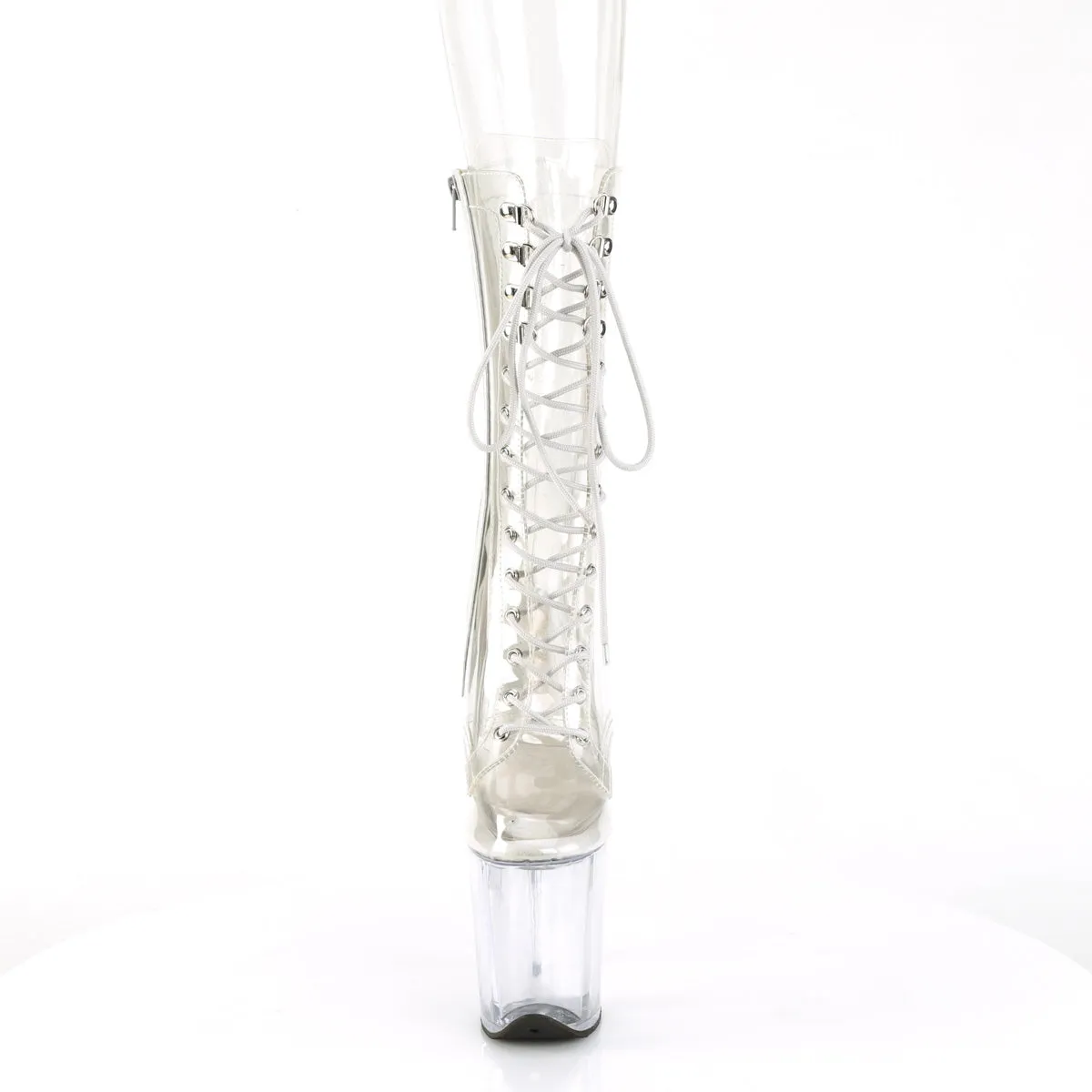 FLAMINGO-1050C Pleaser Clear Sexy Platform Shoes (Pole Dancing Heels)