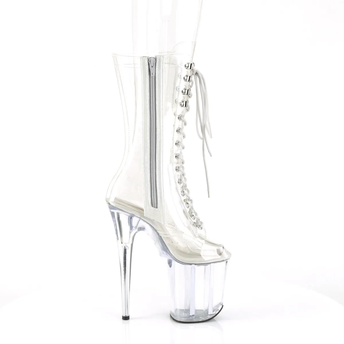 FLAMINGO-1050C Pleaser Clear Sexy Platform Shoes (Pole Dancing Heels)