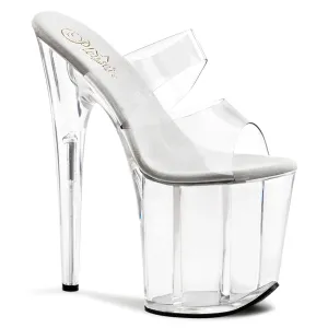 FLAMINGO-802 Pleaser Clear Sexy Platform Shoes (Pole Dancing Heels)