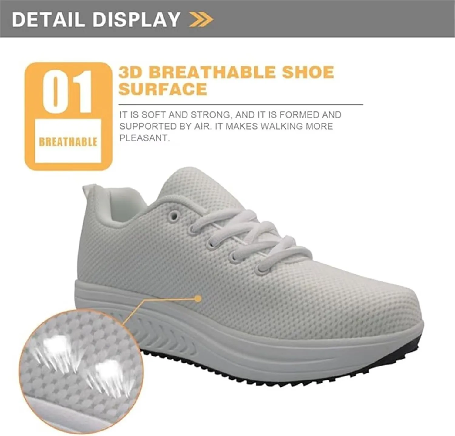 FOR U DESIGNS Fashion Women's Swing Strength Fitness Walking Sneaker Platform Shoes