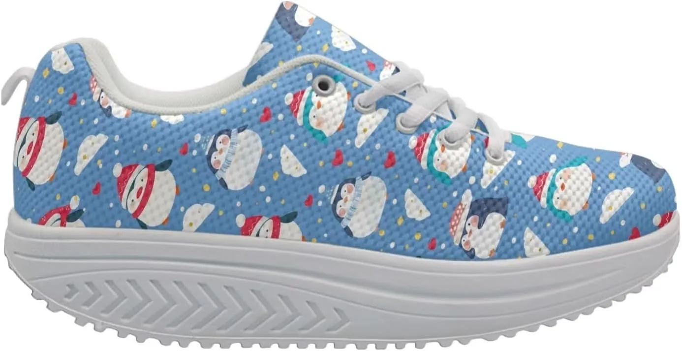 FOR U DESIGNS Fashion Women's Swing Strength Fitness Walking Sneaker Platform Shoes