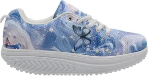 FOR U DESIGNS Fashion Women's Swing Strength Fitness Walking Sneaker Platform Shoes