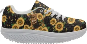 FOR U DESIGNS Fashion Women's Swing Strength Fitness Walking Sneaker Platform Shoes