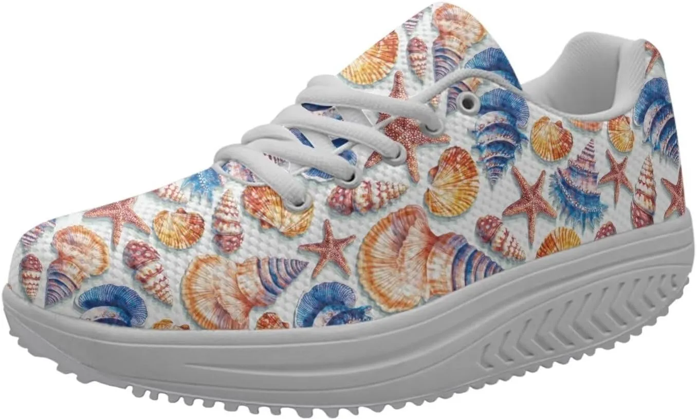 FOR U DESIGNS Fashion Women's Swing Strength Fitness Walking Sneaker Platform Shoes