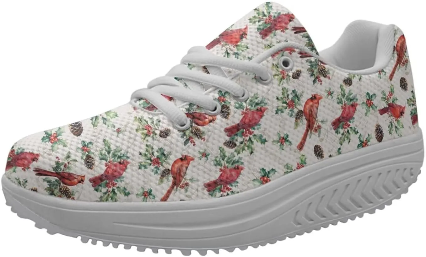 FOR U DESIGNS Fitness Platform Shoes Women Walking Sneaker Casual Wedges Shoes Outdoor for Teenager