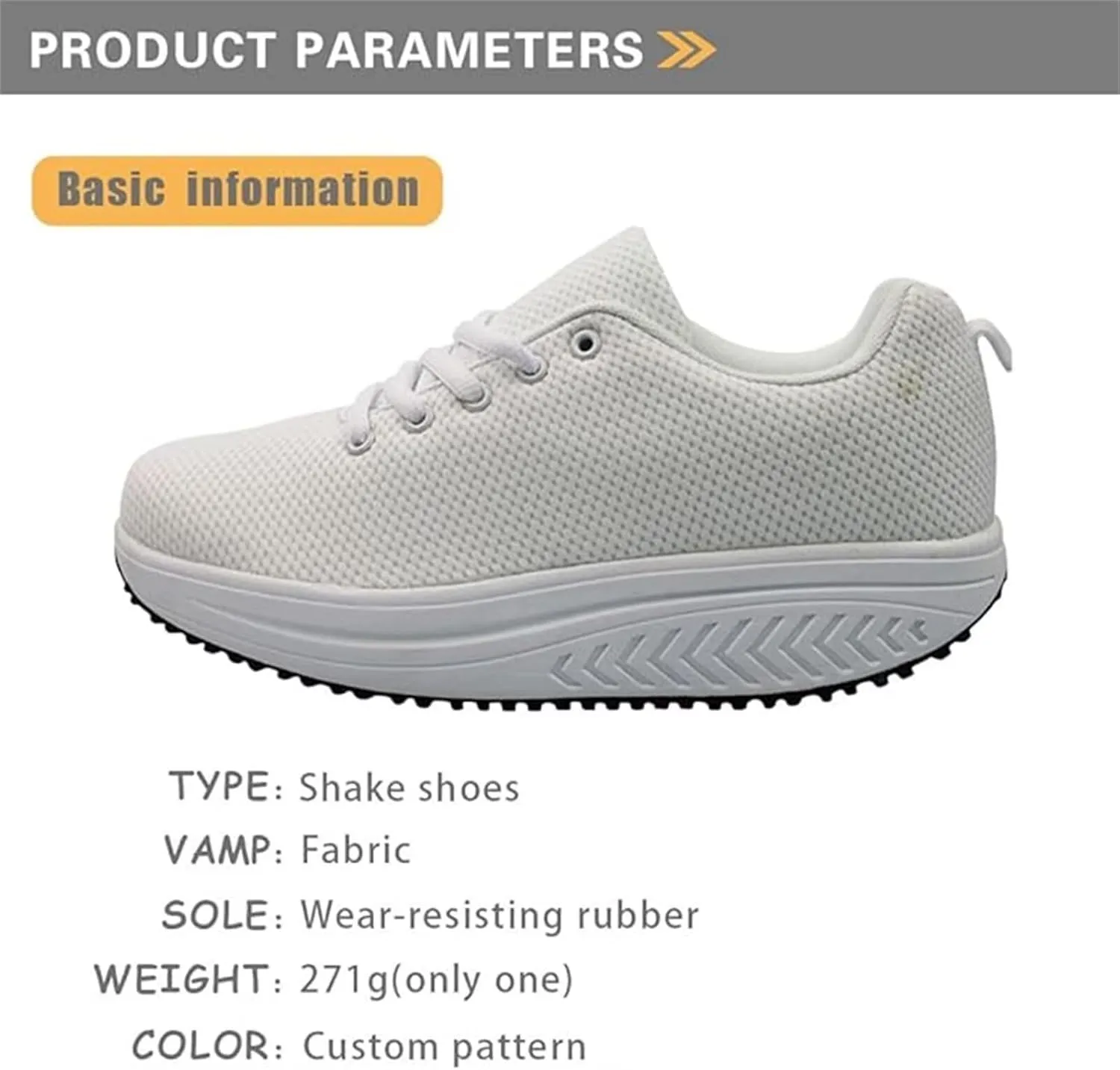 FOR U DESIGNS Fitness Platform Shoes Women Walking Sneaker Casual Wedges Shoes Outdoor for Teenager