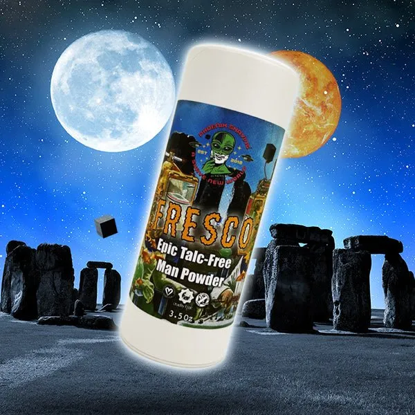 Fresco Epic Talc Free Man Powder | Mentholated! | Homage To Vintage Old Spice Fresh Scent!