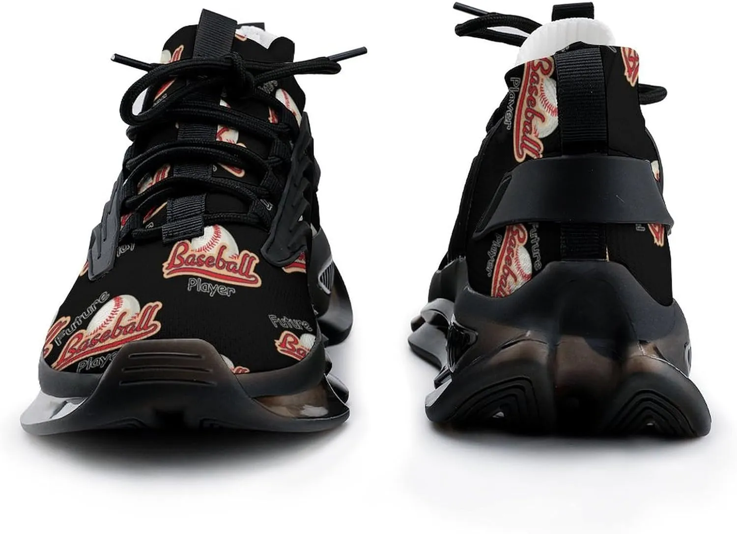 Future Baseball Player Walking Shoes for Men Lightweight Tennis Fashion Elastic Sports Shoes Cushion Basketball Shoes