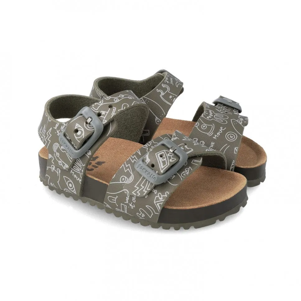 Garvalin Bio Sandals 232662 B - Kaki
