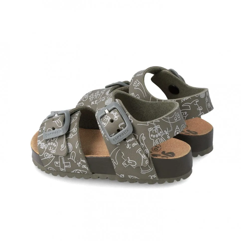 Garvalin Bio Sandals 232662 B - Kaki