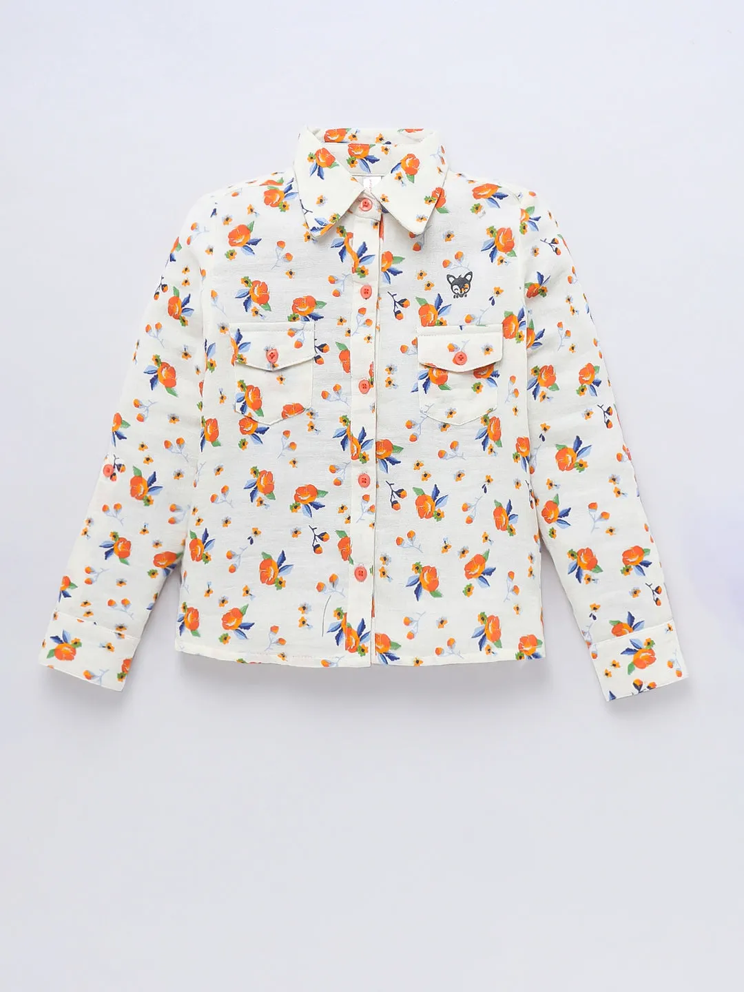 Girls Cotton Shirt with Shorts