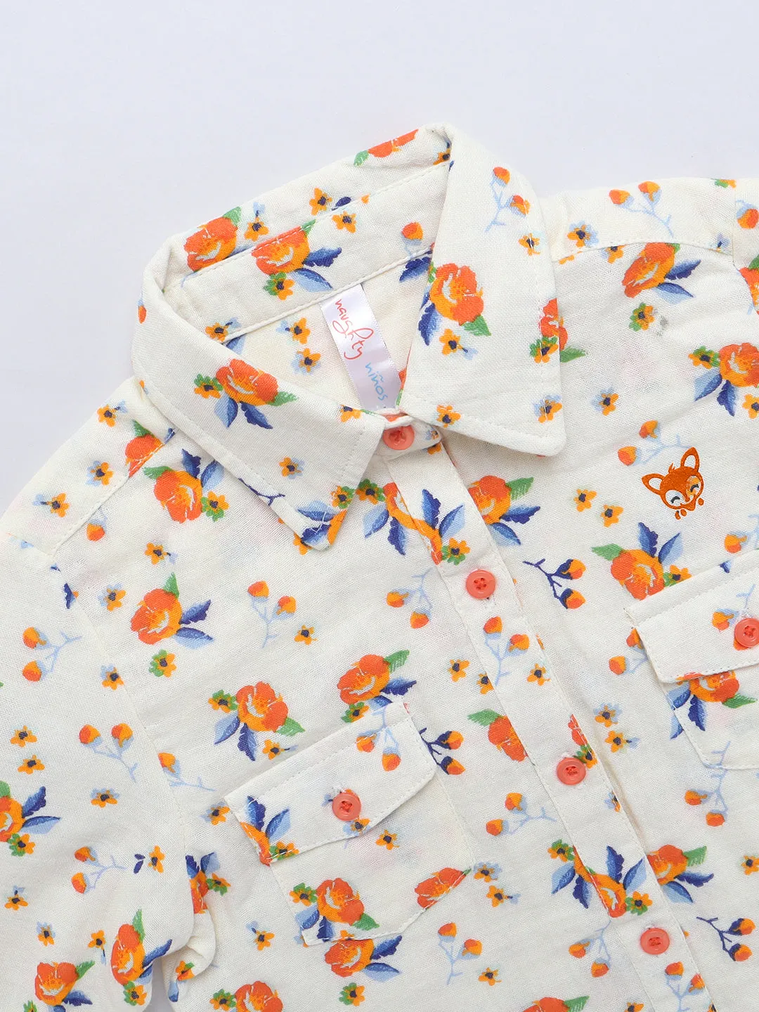 Girls Cotton Shirt with Shorts