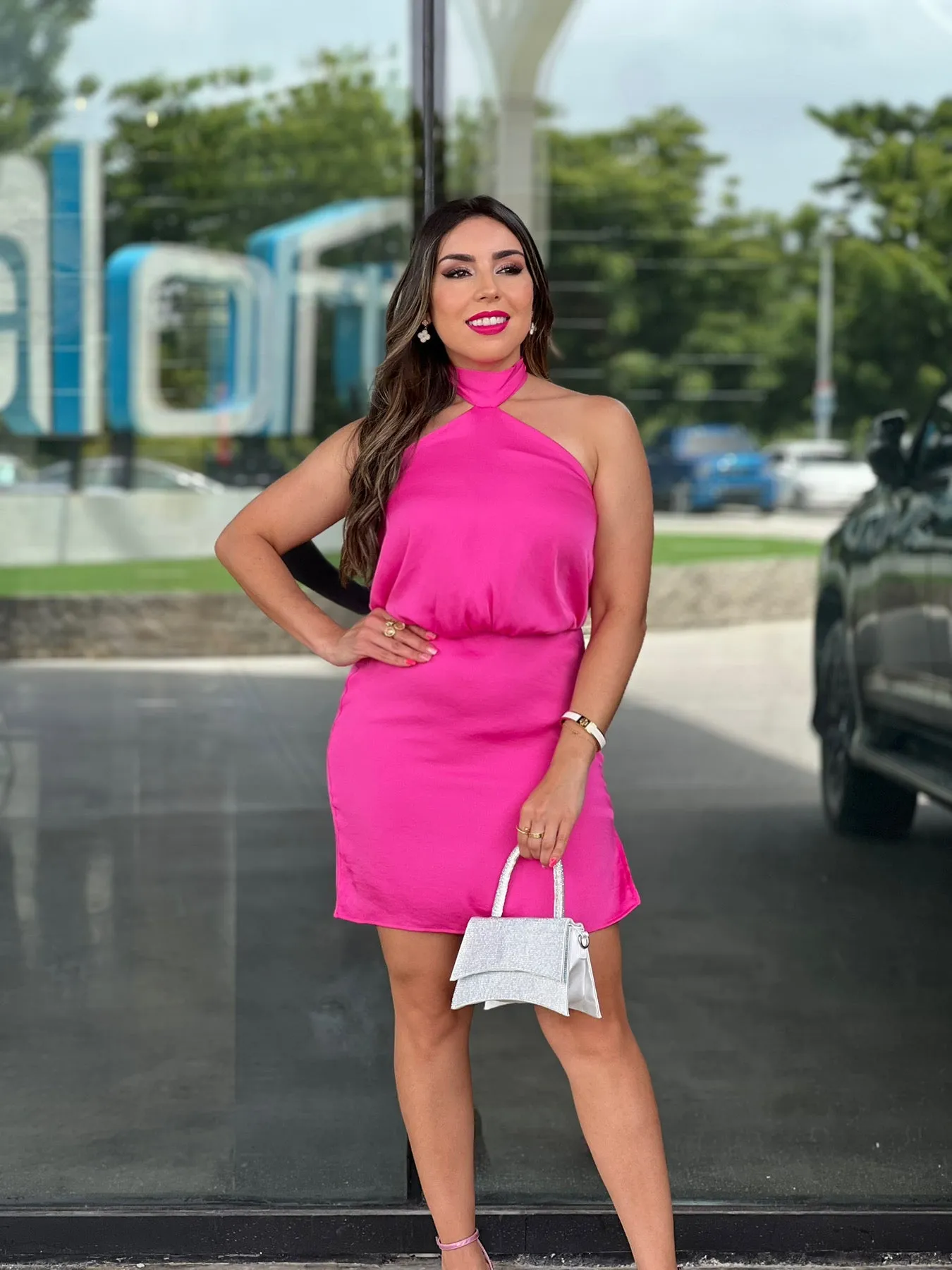 Halter Mini Dress