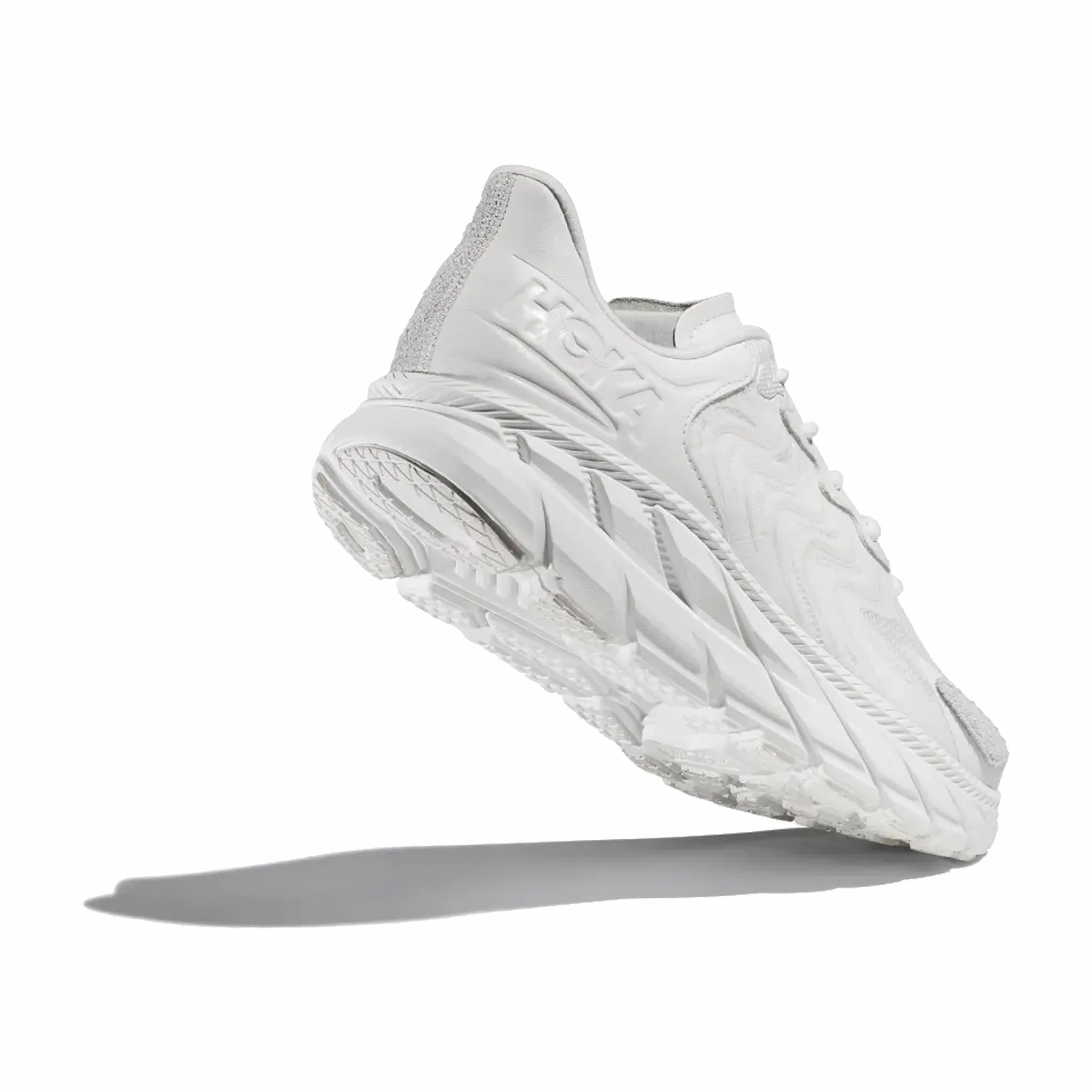 Hoka Women's U Clifton LS (White/Nimbus Cloud)