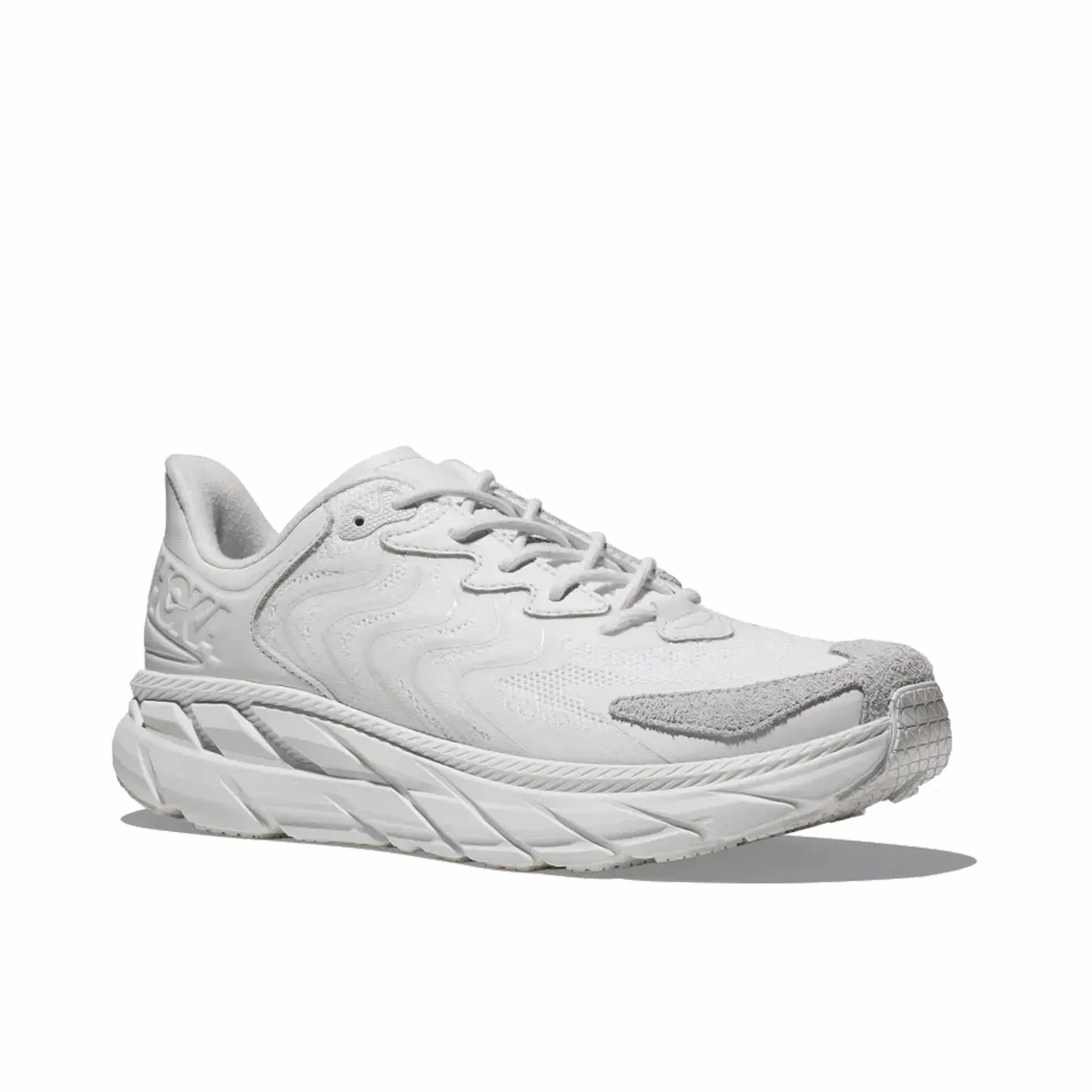 Hoka Women's U Clifton LS (White/Nimbus Cloud)