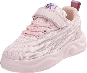 IWIHMIV Toddler Tennis Shoes Girl Running Sneakers Boy Lightweight Breathable Running Athletic Shoes