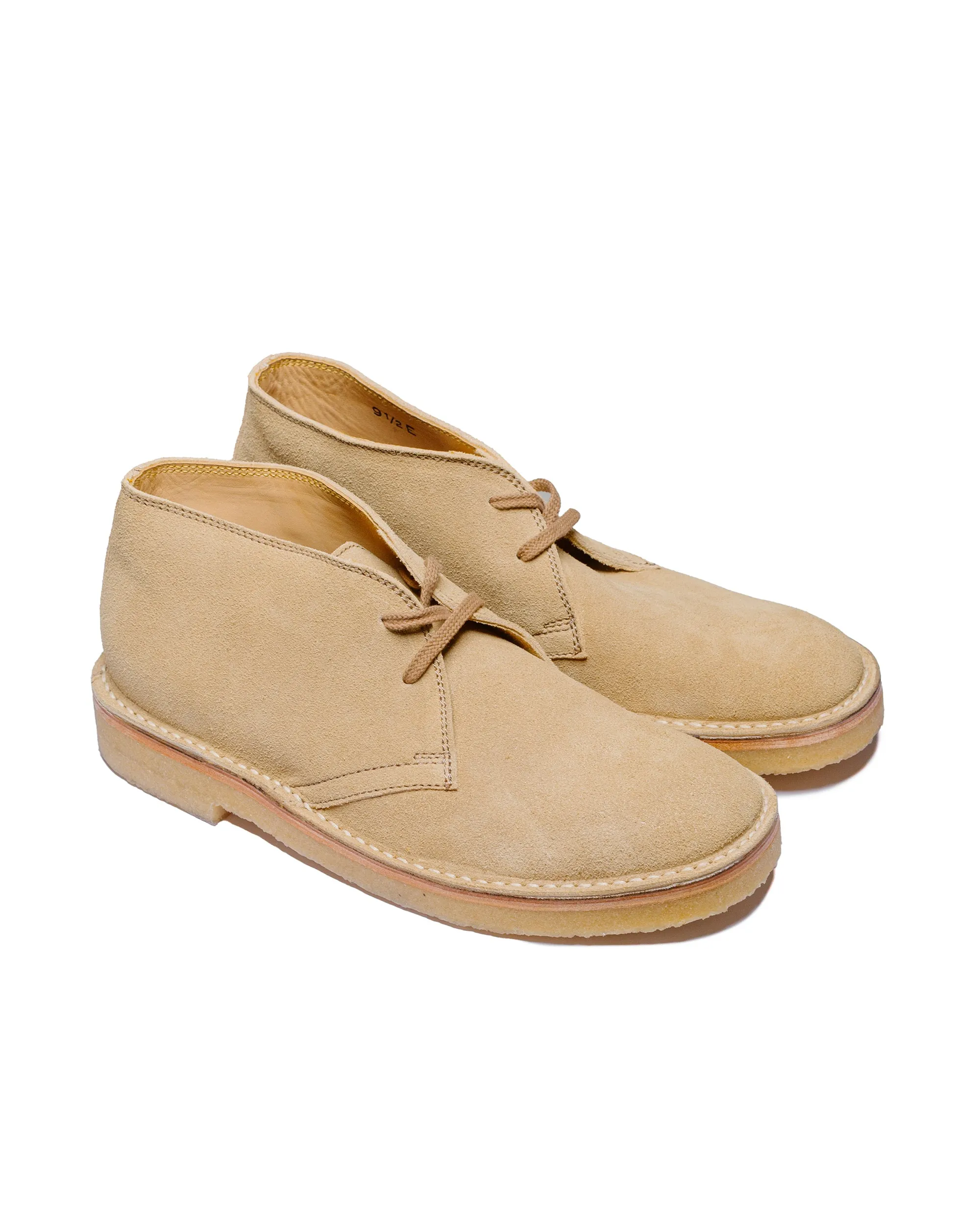 John Lofgren Bootmaker Military Desert Boots Japanese Suede Sand