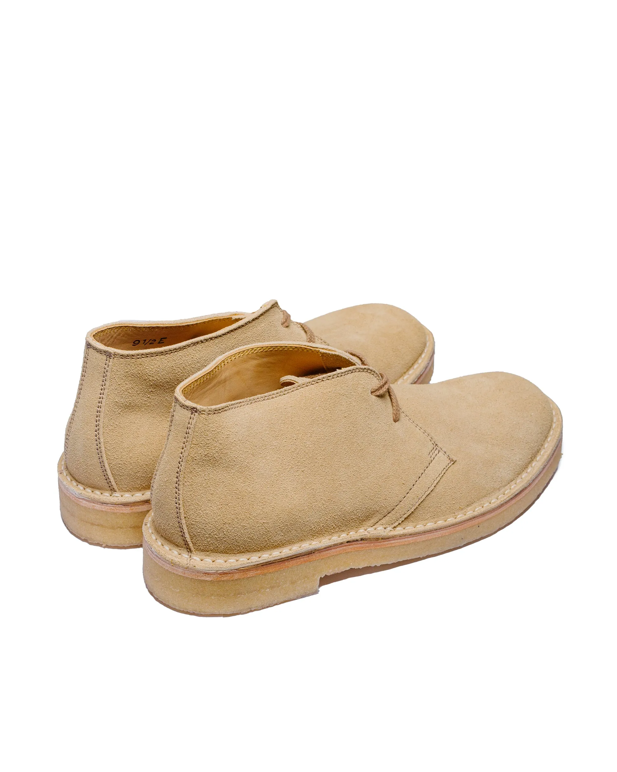 John Lofgren Bootmaker Military Desert Boots Japanese Suede Sand