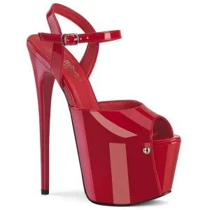 JUBILANT-09 Pleaser Red Patent Sexy Platform Shoes (Pole Dancing Heels)