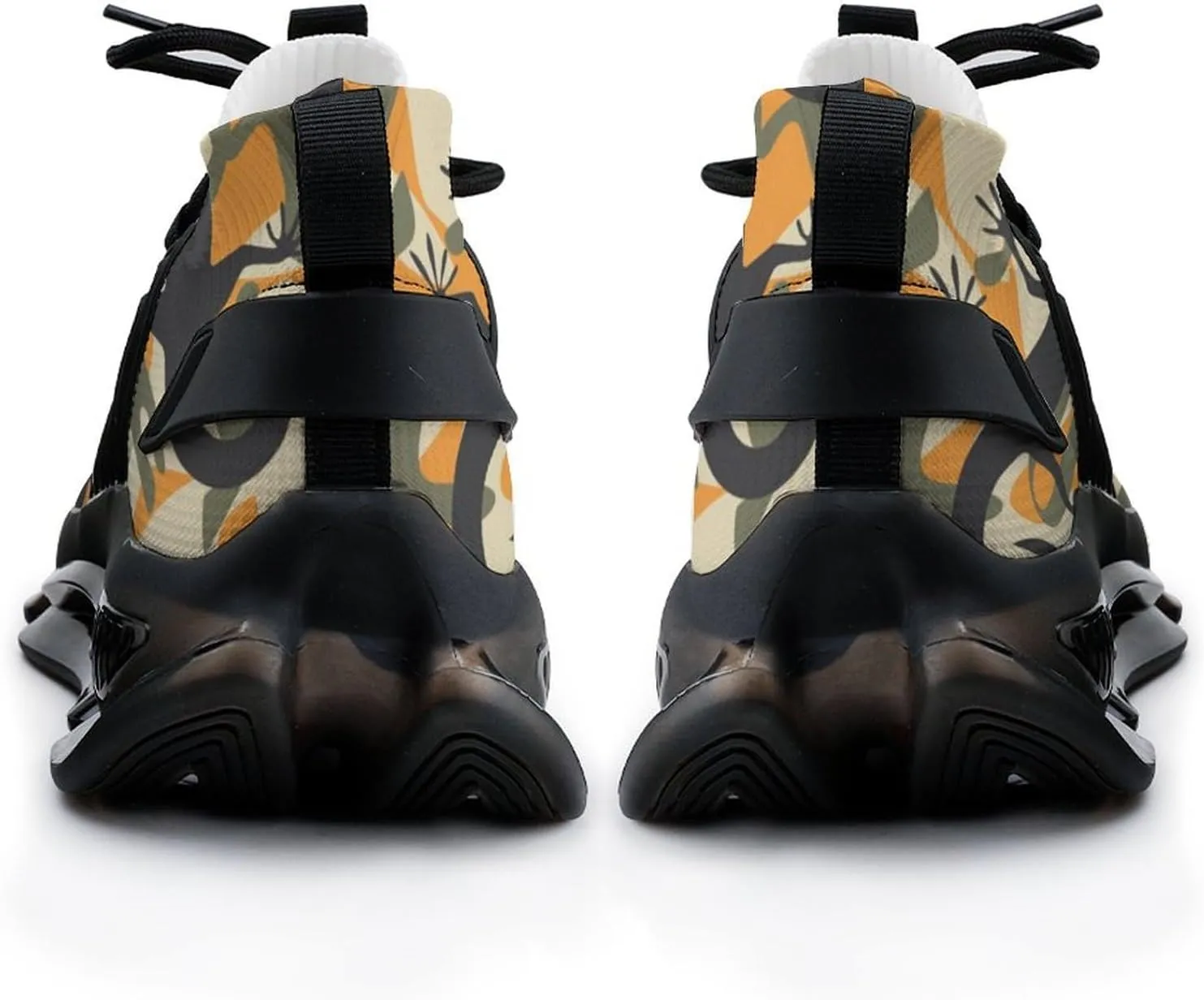 Lizard Camouflage Walking Shoes for Men Lightweight Tennis Fashion Elastic Sports Shoes Cushion Basketball Shoes